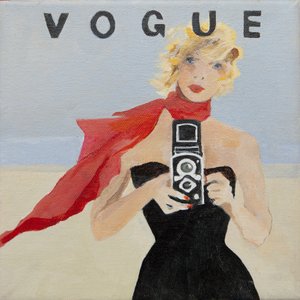 Obálka Vogue (akryl) od Jennifer Abbott