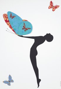 Les Papillons, 2008 (akryl na plátně)