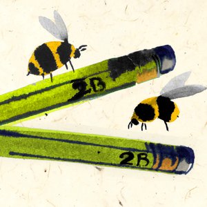 2B Or Not 2 Bee (akvarel) od Jenny Frean