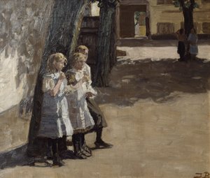 Školní dvůr od Jens Birkholm