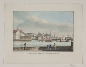 Pohled na Kodaň z Christianshavnu