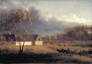 A Storm Brewing za farmou na Zélandu od Jens Juel