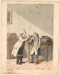 Scéna P.A. Heibergův „De Vonner og de Vanner“. od Jens Juel