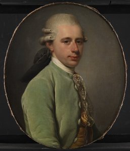 Generál poštmistr Frederik Hauch jako mladý muž od Jens Juel