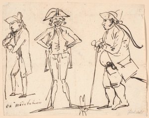 Rozjímání. Karikatury Clemense, Juela a Charlese Bonnetových od Jens Juel