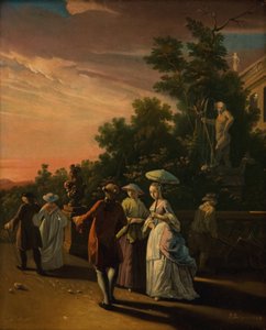 Promenáda v parku od Jens Juel