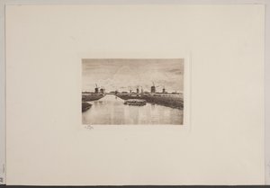 Ved Kinderdijk v Holandsku od Jensen