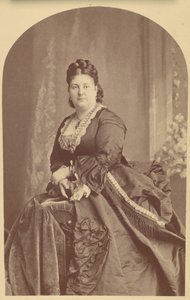 Britská sopranistka Euphrosyne Parepa-Rosa 1836-1874, 70. léta 19. století.