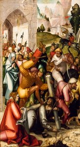Nesení kříže, asi 1515 (tempera a olej na jehličnatém dřevě)