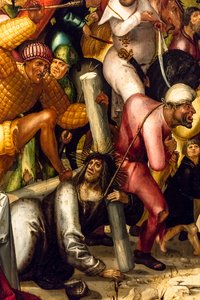 Nesení kříže, asi 1515 (tempera a olej na jehličnatém dřevě)