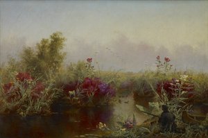 Lov kachen, 1867 od Jerome Thompson