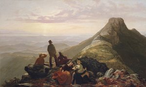 Opožděná párty na Mansfield Mountain, 1858. od Jerome Thompson