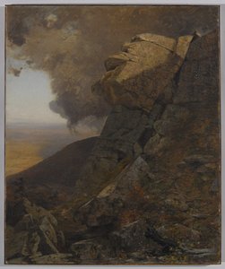 Cliff in the Kaatskills, kolem roku 1863 od Jervis McEntee