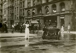 Beals při práci, kolem 1905-40 od Jessie Tarbox Beals