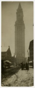 Custom House, Boston, USA, cca 1902-10 (želatinová stříbrná fotografie) od Jessie Tarbox Beals