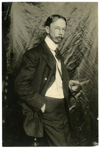 Irving Wiles, umělec, 1906 od Jessie Tarbox Beals