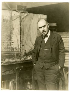Jonas Lie, umělec, 1905 od Jessie Tarbox Beals