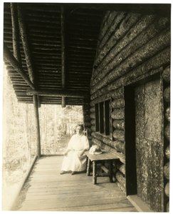 Paní Edward MacDowell Marian Griswold (Nevins) MacDowell, Peterborough NH, McDowell MacDowell Colony od Jessie Tarbox Beals