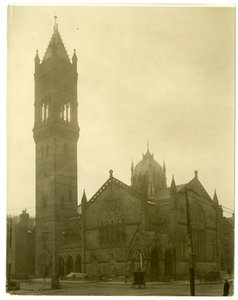 Old South Church, Boston, USA, cca 1902-10 (želatinová stříbrná fotografie) od Jessie Tarbox Beals