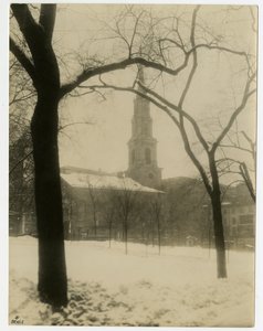 Park Street Church, Boston, USA, cca 1902-10 (želatinová stříbrná fotografie) od Jessie Tarbox Beals