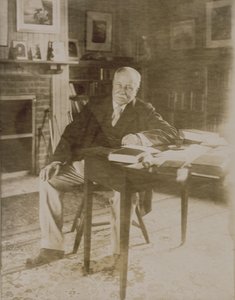 Portrét Williama Deana Howellse (1837-1920) 1918-20 od Jessie Tarbox Beals