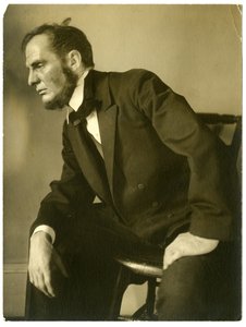 William Raoul z Liberal Club jako Abraham Lincoln, kolem 1905-13 od Jessie Tarbox Beals
