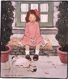 Zlomená hlava a srdce (barva litho) od Jessie Willcox Smith