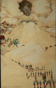 Země Counterpane (barevné lito) od Jessie Willcox Smith