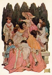 K tetě (barevné lito) od Jessie Willcox Smith