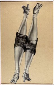 Koláž “”Dvě krásné nohy”” - od Jindřicha Štýrského (1899-1942) (48 z 35)