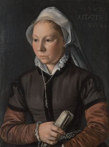 Portrét mladé ženy od Joachim Beuckelaer