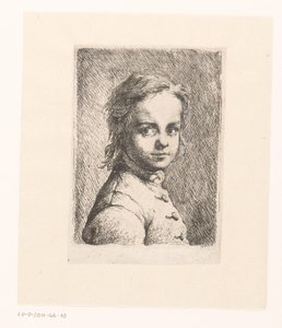 Portrét neznámého chlapce od Joachim Martin Falbe (attributed to)