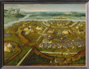Bitva u Pavie ... od Joachim Patinir