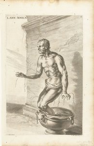 Seneca, vyryl Richard Collin od Joachim von (after) Sandrart