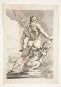 Hercules Hydramuvince (Hercules a Hydra) od Joachim von Sandrart