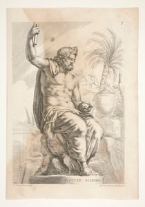 Jupiter Olympius ze Sculpturae Vetis Admirata od Joachim von Sandrart