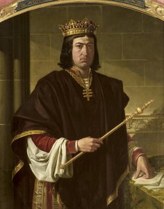 Portrét krále Ferdinanda II Aragonského (1452-1516) od Joachin Dominguez Becquer