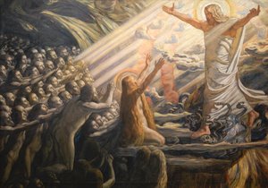Kristus v říši mrtvých od Joakim Frederik Skovgaard