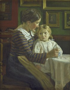 Marie dostává jídlo od Joakim Frederik Skovgaard