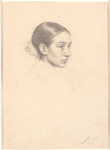 Portrét Susette Cathrine Skovgaard (provdaná Holten) od Joakim Frederik Skovgaard