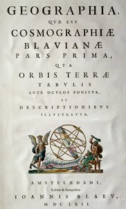 Atlas Maior, sive cosmografphiae Blaviana, atlas od Joan Blaeu (1596-1673) od Joan Blaeu