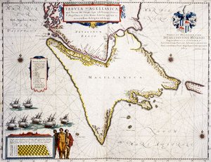 Tabula Magellanica: mapa Magellanského průlivu