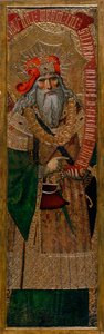 David - Obraz Joan Gasco (aktivní 1500-1529) - c. 1500 – Tempera na panelu – 210,8x60 – Národní muzeum umění Katalánska, Barcelona