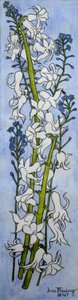 Hyacinty a pomněnky,2012 od Joan Thewsey