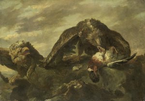 Orli na útesech od Joannes Fijt (copy after)