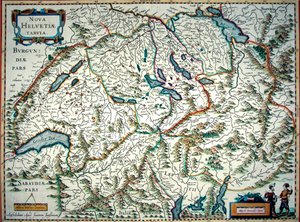 Nová mapa Švýcarska