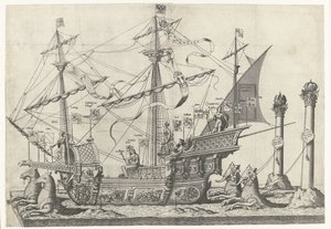 Loď Victoria, č. 5 Pohřební průvod císaře Karla V., 1558 (název série)