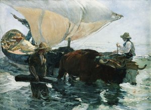 Návrat z rybaření, 1893 od Joaquín Sorolla