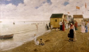 Pláž Sanlucar de Barrameda Obraz od Joaquina Turina Sand (1847-1903) Soukromá sbírka. od Joaquin Turina Arenal