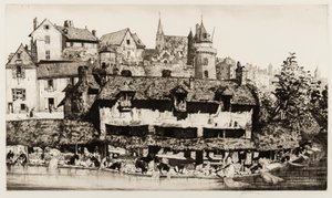Les Lavoirs, Vannes (rytina a suchá jehla)